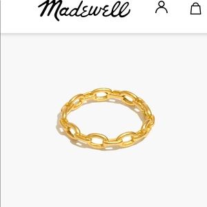 Madewell chunky chain ring